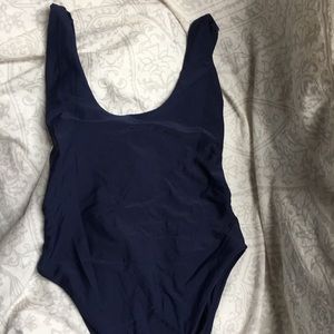 navy one piece
